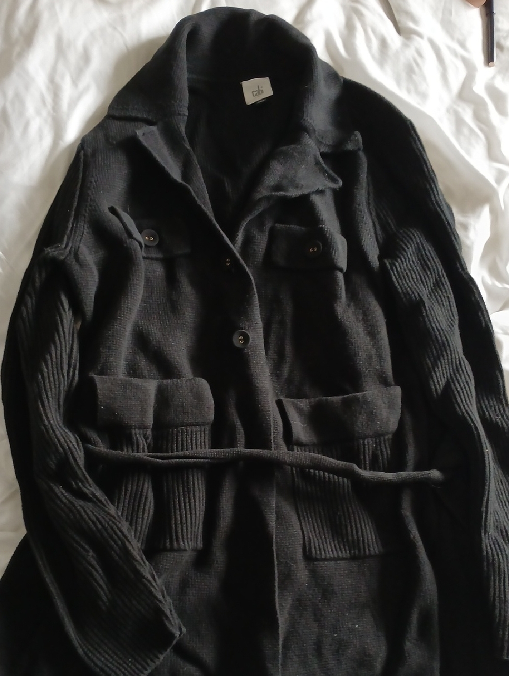 CAbi Black Women's Sweater Cardigan